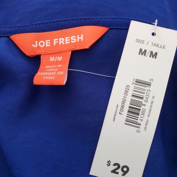 Royal Blue blouse by Joe Fresh VIC0004 - Picture 3 of 3